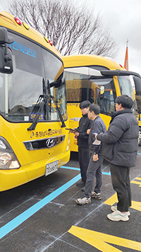 금산교육지원청, 2024 신학기 대비 어린이통학버스 안전점검 실시